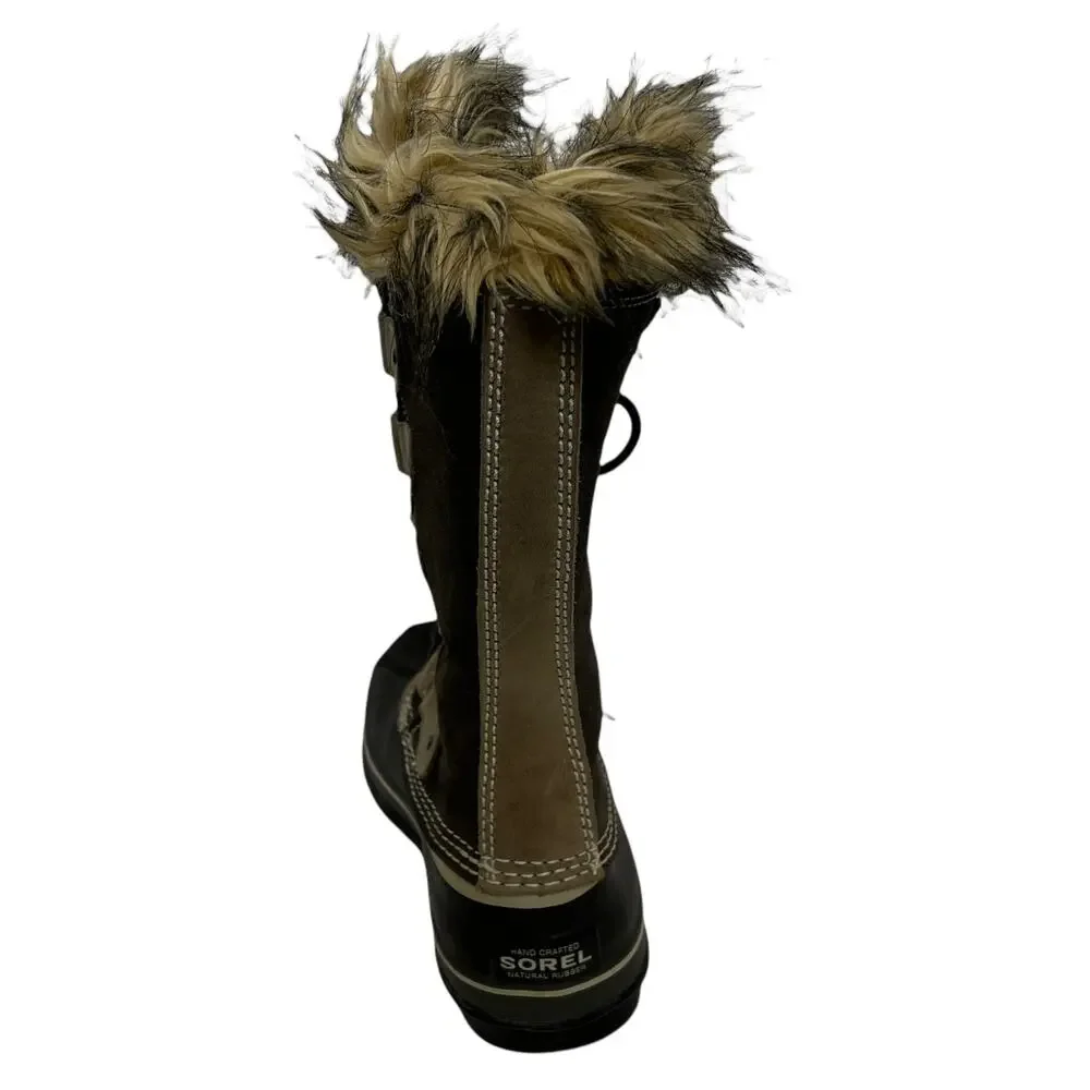 Sorel Joan‎ of Arctic W Sz 6 Winter Boots Waterproof Faux Fur Suede Mid-Calf